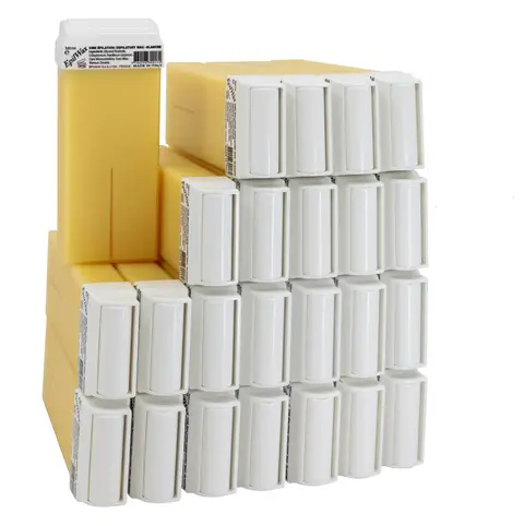 Lot de 24 roll-on de cire Blanche pour les jambes